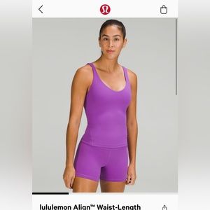 Lululemon Align Waist-Length Tank Top Size 8 Moonlit Magenta
